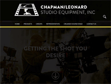 Tablet Screenshot of chapman-leonard.com